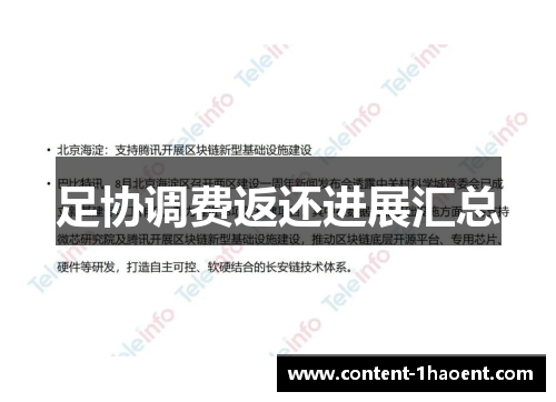 足协调费返还进展汇总